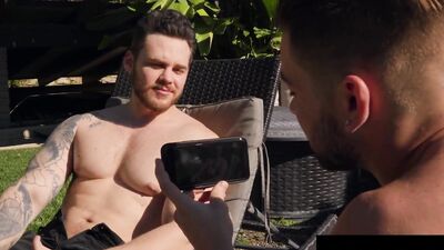 Matthew Camp and his stepbrother are enjoying in hot shag