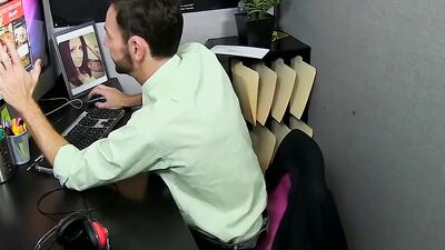 Bryan Slater & Shane Frost are fucking inside the office