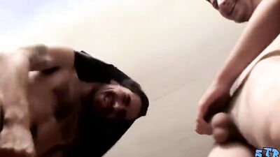 Daniel DeLong & Devin Reynolds are jerking each other's prick