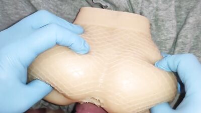 Naughty amateur bloke is shoving his thick cock inside gummy puss