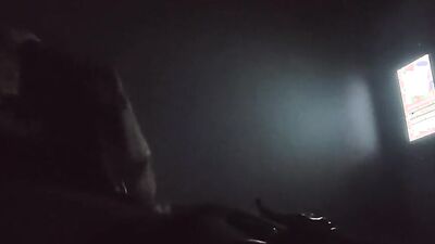 Lad plays with his hard pecker in front of the camera