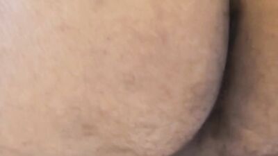 Chubby stepdad is jerking off in front of the camera