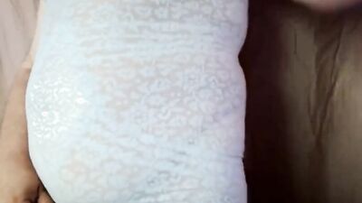 Chubby amateur femboy is flashing a dick in this solo performance
