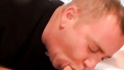 Joe and his neighbor are enjoying in some cock sucking action