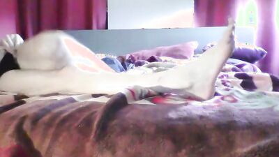 Horny amateur teen is masturbating in front of the camera