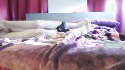 Horny amateur teen is masturbating in front of the camera