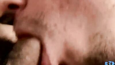 Devin Reynolds gets his cock sucked hard by a naughty roommate
