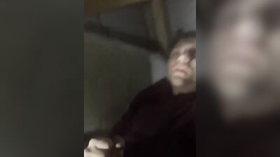 Amateur gay bloke is filming himself while stroking a cock