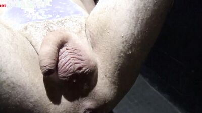 Lad geta his tight ass stretched with a cock on the swing