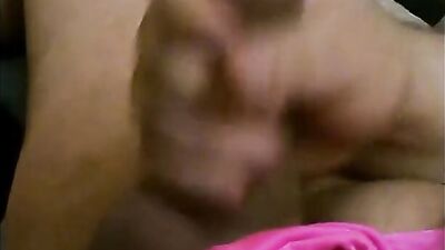 Close-up video of a chap playing with his tiny pecker