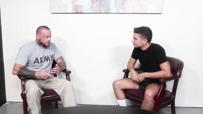 Archie Bakk & Sean Duran are fucking hard on a chair