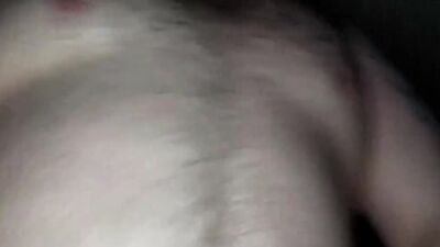 Close-up video of a lad shaving his pecker into hairy ass