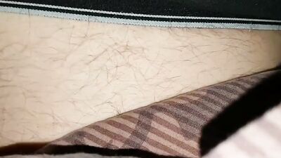 Amateur gay chap is flashing his tiny prick in this close-up video