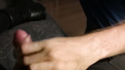 Andres Ivanoff sucks cop's cock in front of the camera