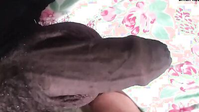 Perverted dude is flashing his balls and prick in this homemade video
