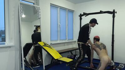 Falcon Al and his roommate are shagging after the workout