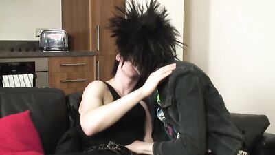 Two naughty emo blokes are enjoying in each other's cock