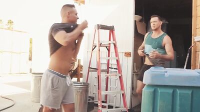 Aston Springs & Pierce Paris are fucking out in the open