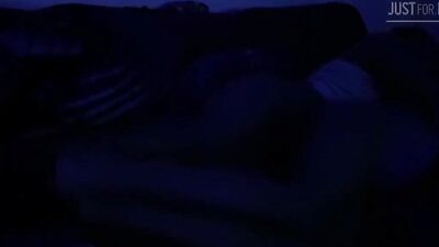 African dude bends on the couch and gets fucked hard from behind