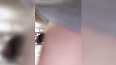 Amateur lad is flashing his tiny pecker in this solo performance