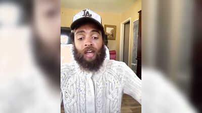 Naughty Rock Mercury is enjoying in his homemade fan requested video