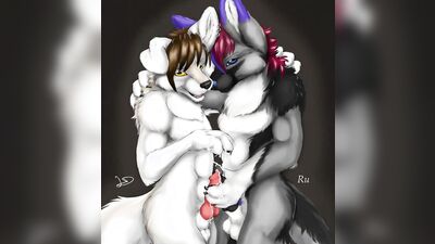 Horny anime characters are having fun in some gay action