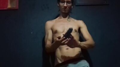 Horny Raba Erre is posing in front of the cam