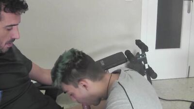 Amateur chap gets his tight ass nailed from behind with a cock