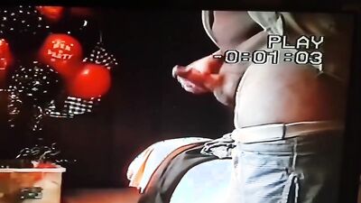 Perverted Stepdad is jerking his prick in this raw homemade compilation