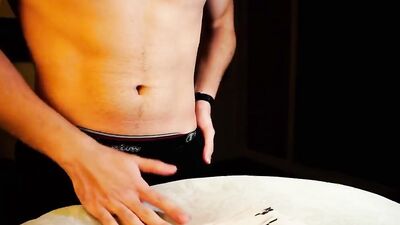 Handsome amateur bloke is playing with a schlong in this homemade footage
