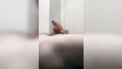 Lad strokes his tiny penis in front of the cam