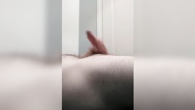 Lad strokes his tiny penis in front of the cam