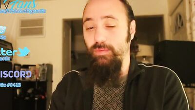 Amateur bearded bloke is having fun in this fan requested video