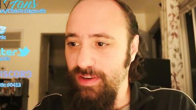 Amateur bearded bloke is having fun in this fan requested video