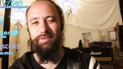 Bearded amateur gay fellow is filming his fan requested video