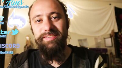 Bearded amateur gay fellow is filming his fan requested video