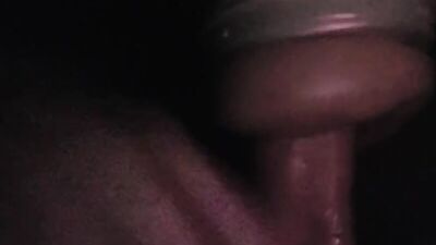 Close-up video of a cock sliding into gummy puss
