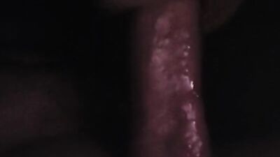 Close-up video of a cock sliding into gummy puss