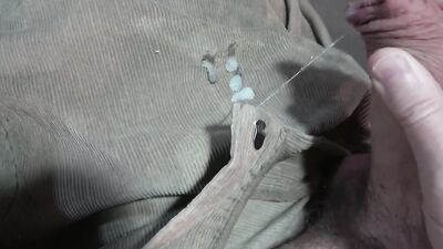 Perverted stepdad is filming his first close-up jerk off video