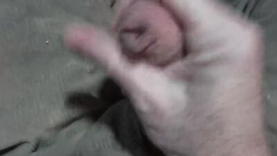 Perverted stepdad is filming his first close-up jerk off video