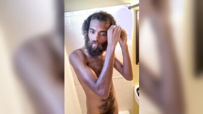Rock Mercury enjoys in his solo performance after the shower