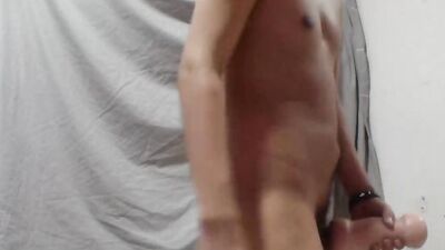 Amateur teen is jerking off in this homemade solo footage