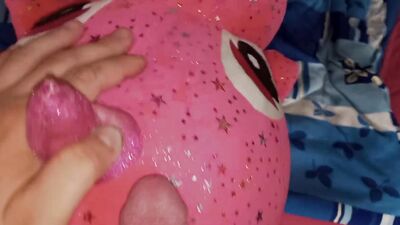 Perverted gay chap is rubbing his willy on a pinky dragon