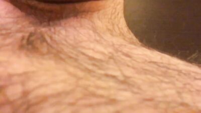 Perverted bloke is having fun in a solo performance inside the motel room