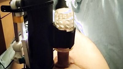 Amateur bloke is shoving his dick into tied gummy toy
