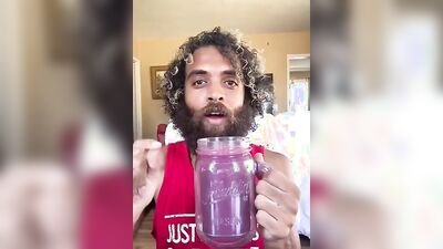 Rock Mercury is having fun in his homemade solo podcast