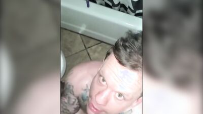 Monty Greene and his bud are barebacking in this interracial video
