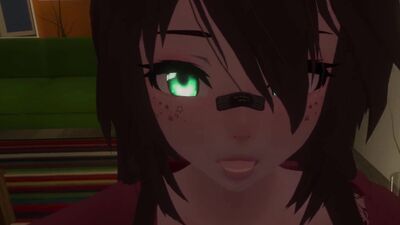 Anime femboy gets his monster cock sucked by a horny bud