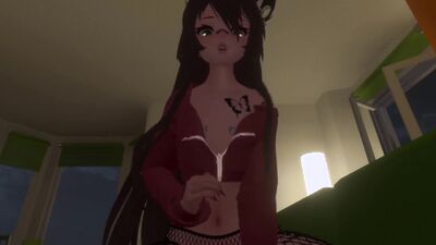 Anime femboy gets his monster cock sucked by a horny bud