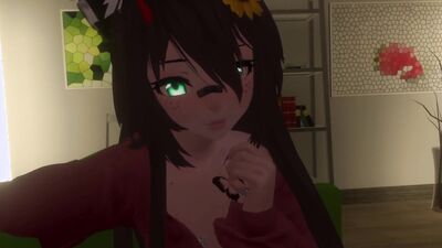Anime femboy gets his monster cock sucked by a horny bud